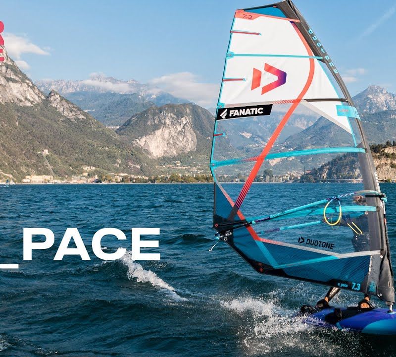 DUOTONE windsurfing plachta E_Pace čierna a fialová 14220-1211 3