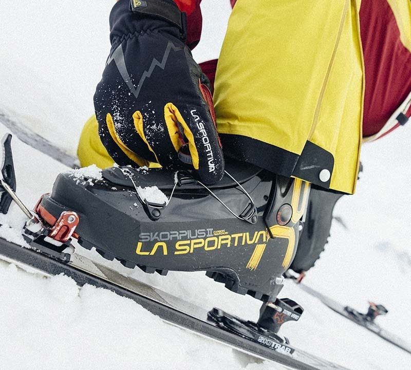 Lyžiarske topánky La Sportiva Skorpius CR II black/yellow 16
