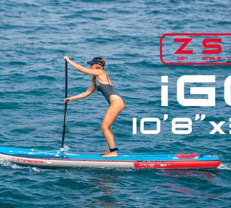 SUP STARBOARD iGO Zen SC 10'8" modrý 13