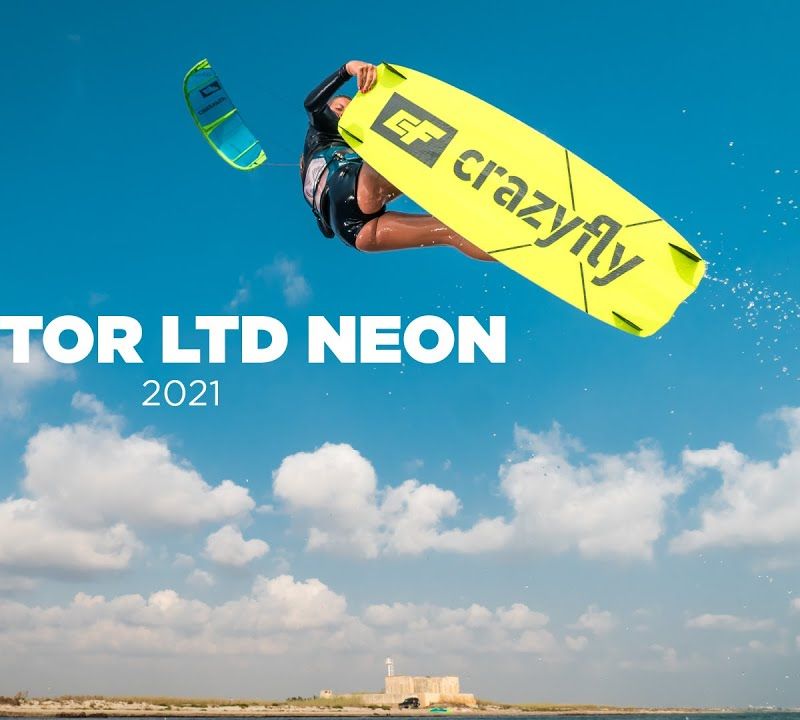 CrazyFly Raptor LTD Neónovo zelený kiteboard T002-0306 7