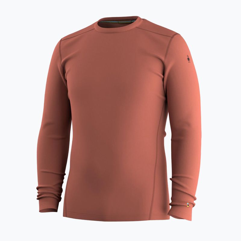 Pánska termo mikina Smartwool Merino 250 Baselayer Crew Boxed burnt sienna 3