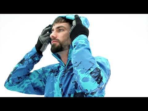 Pánska cyklistická bunda Endura Hummvee Windshell grey camo 6