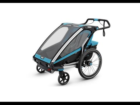 Dvojitý príves na bicykel Thule Chariot Sport čierny 10201023 11