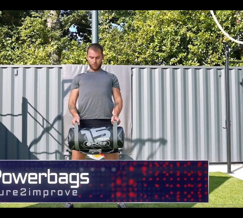 Pure2Improve 10kg Power Bag červený/čierny P2I201720 tréningový vak 6