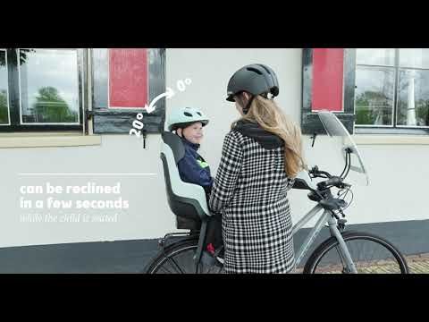 Sedadlo na zadný rám bicykla bobike Go RS 1P sivé/čierne 8012700005 10