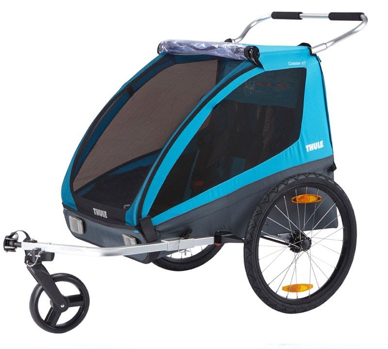 Thule Coaster XT Bike Trailer+Stroll dvojmiestny zelený 10101820 11