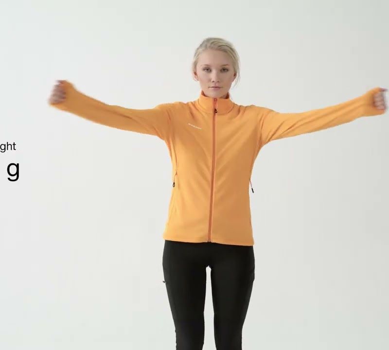 MAMMUT pánska trekingová mikina Aconcagua Light MI orange 6