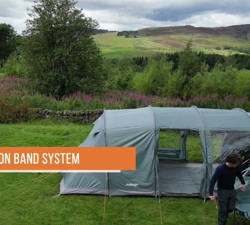 Kempinkový stan Vango Castlewood 400 package mineral green pre 4 osoby 9