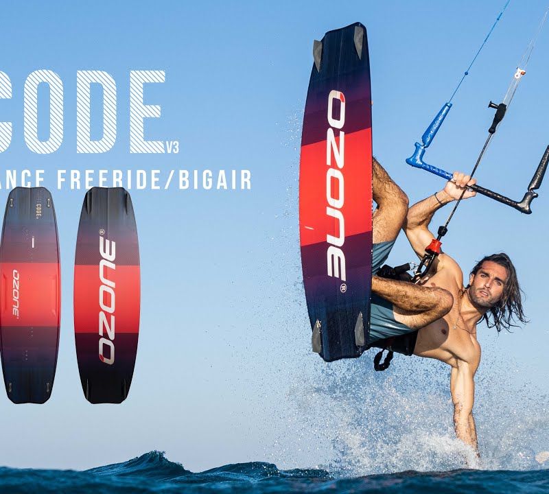 Kitesurfingová doska Ozone Code V3 čierna KBCOV313841F 4
