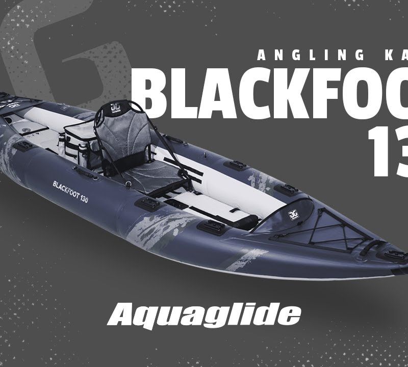 Aquaglide Blackfoot Angler 130 sivý 584121103 Nafukovací kajak pre 2 osoby 11