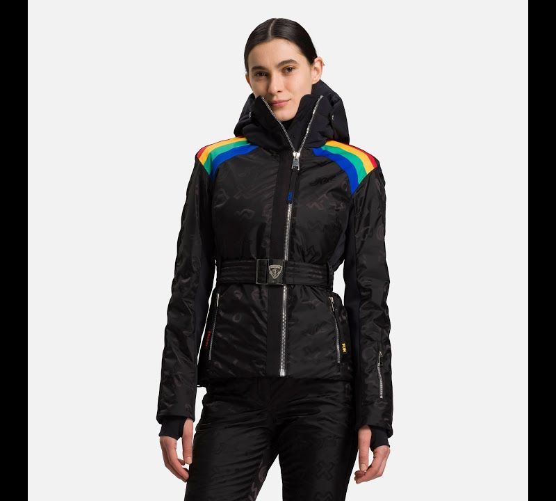 Dámska lyžiarska bunda Rossignol W Rainbow black 16