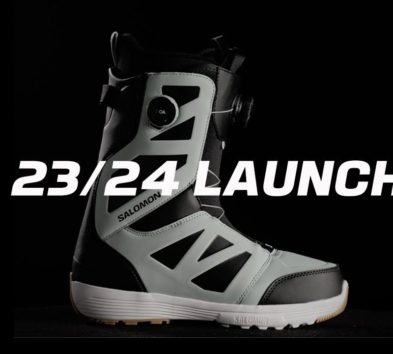 Pánske topánky na snowboard Salomon Launch Boa SJ Boa black/black/white 12