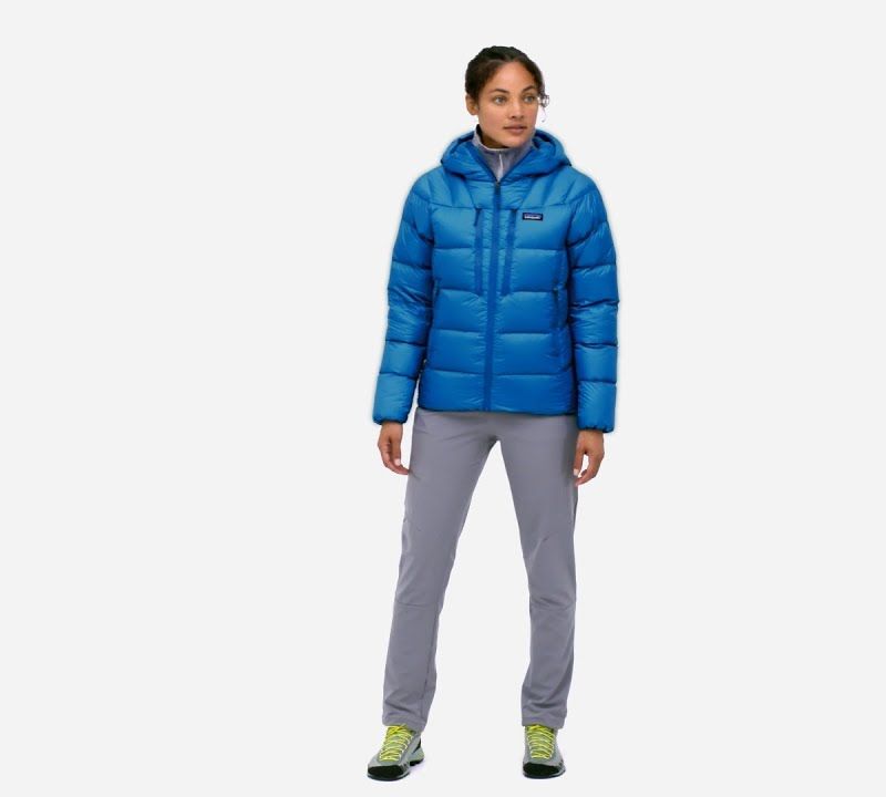 Patagonia dámska páperová bunda Fitz Roy Down Hoody lagom blue 8