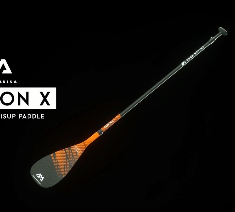 Aqua Marina CARBON X 3-dielne SUP pádlo čierno-oranžové B0303016 8