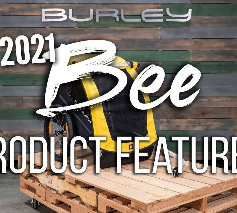Burley Bee Dvojitý príves na bicykel žltý BU-946206 18