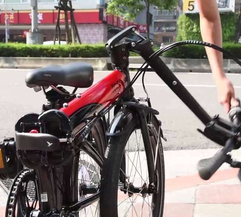 Skladací mestský bicykel Tern Link B8 čierny 19