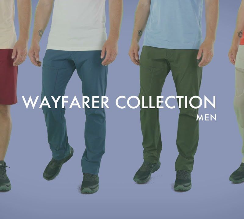 Pánske trekingové nohavice Salomon Wayfarer blue LC17137 5