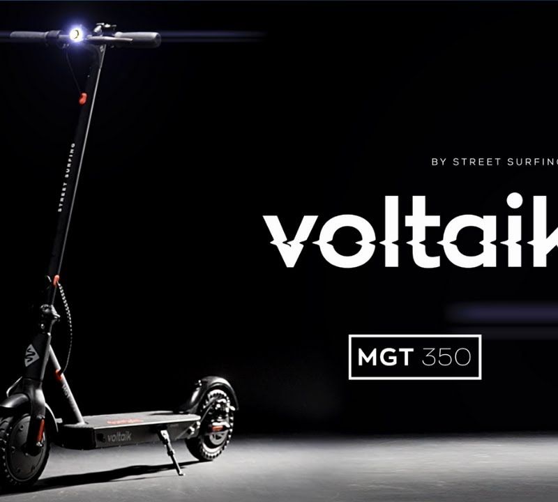 Street Surfing Voltaik Mgt 350 elektrický skúter biely 11