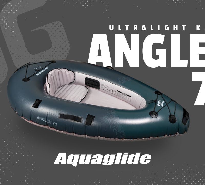 Aquaglide Backwoods Angler 75 sivý 584121108 Nafukovací kajak pre 1 osobu 9