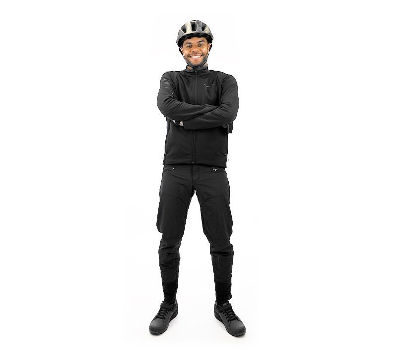 Pánska cyklistická bunda Endura Singletrack Softshell black 11