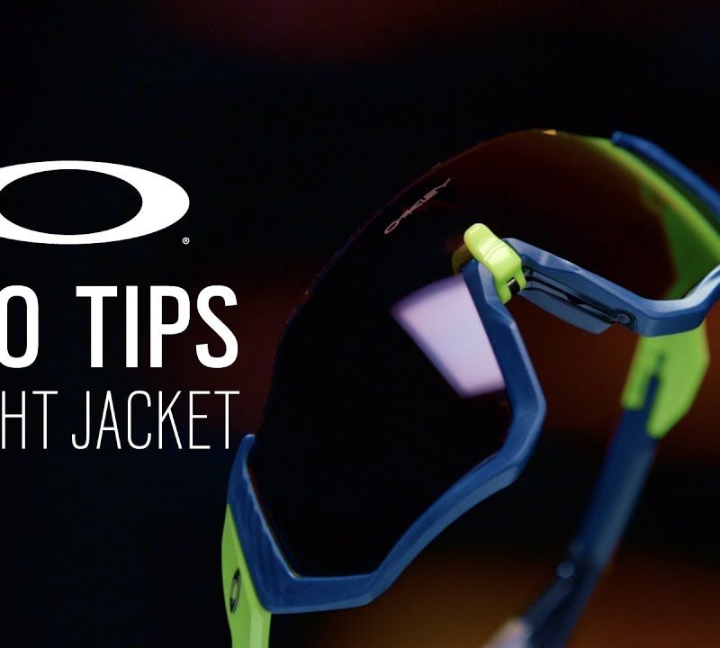Cyklistické okuliare Oakley Flight Jacket čiernofialové 0OO9401 8