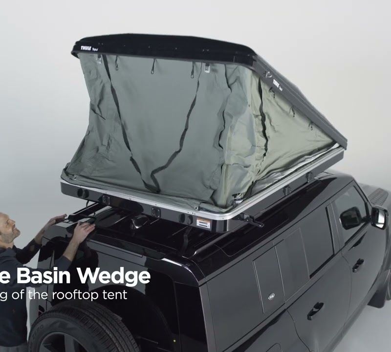 Strešný stan Thule Basin Wedge Green 9118 pre 2 osoby 10
