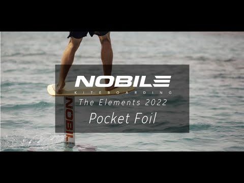 Nobile Pocket Skim Zen Foil Freeride kiteboard + hydrofoil G10 5