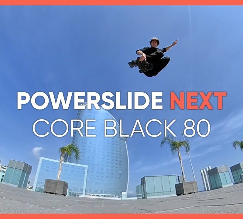 Kolieskové korčule Powerslide Next Core 80 čierne 908329 15