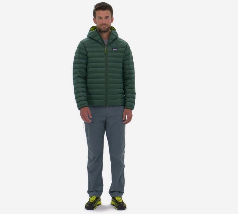 Pánsky sveter Patagonia Down Hoody basin green 10