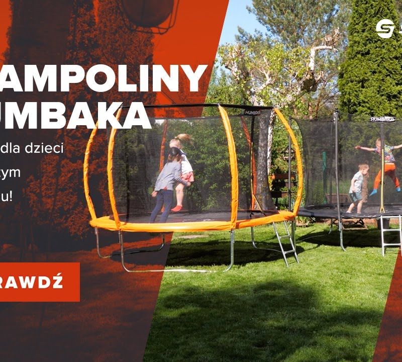 HUMBAKA Super 244 cm oranžová záhradná trampolína Super-8' Trampoty 27