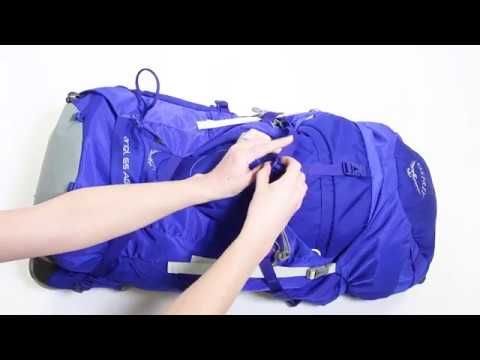 Dámsky trekingový batoh Osprey Ariel 55 l červený 10002887 9