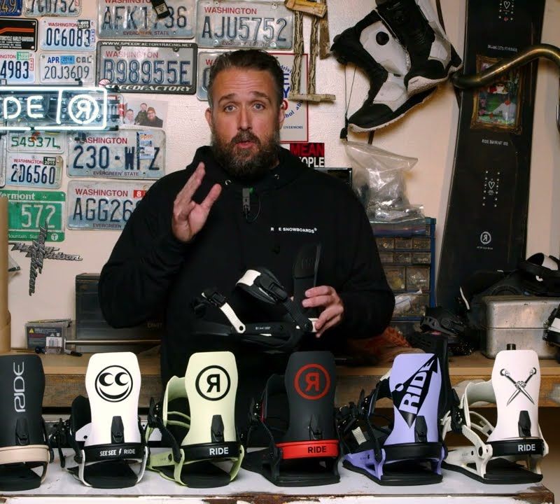 Pánske snowboardové viazanie RIDE C-6 black-red 12G15 11