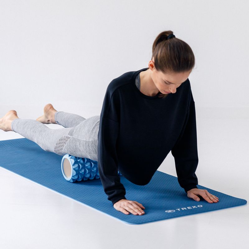 Masážny valček XTREXO EVA PVC modrý MR-EV01N 6