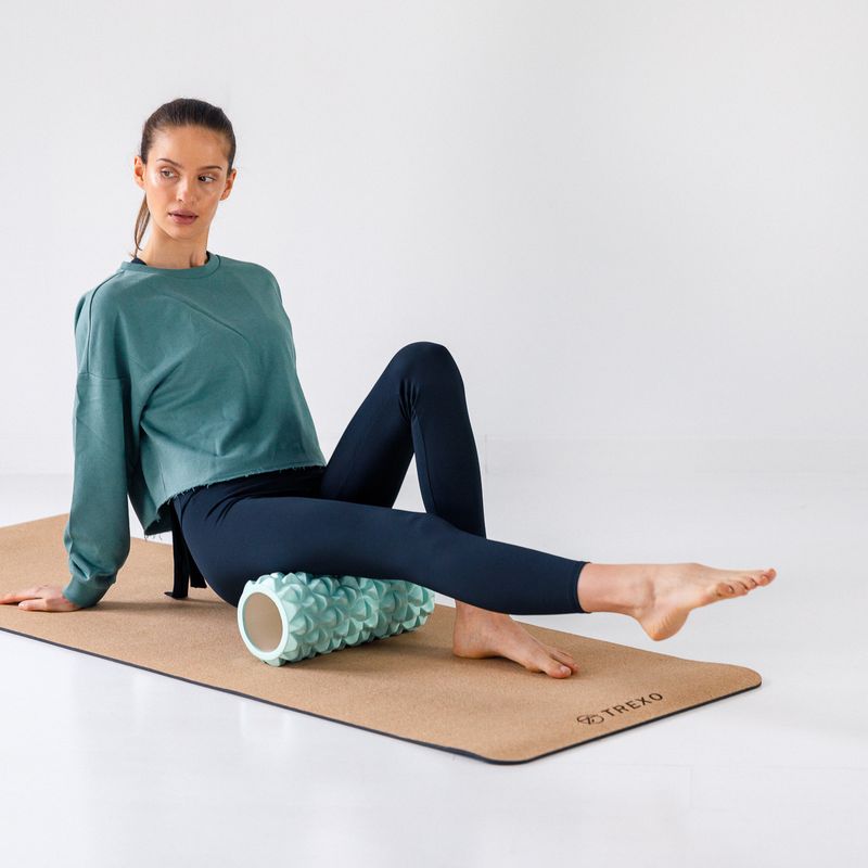 Masážny valec XTREXO EVA PVC zelený MR-EV01Z 3