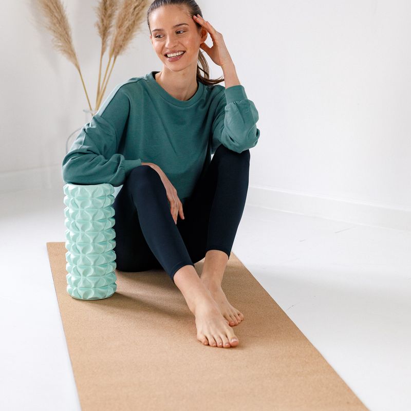 Masážny valec XTREXO EVA PVC zelený MR-EV01Z 8