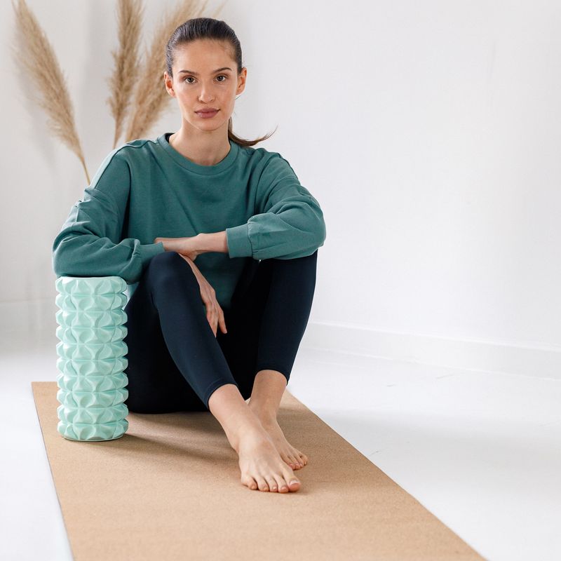 Masážny valec XTREXO EVA PVC zelený MR-EV01Z 9