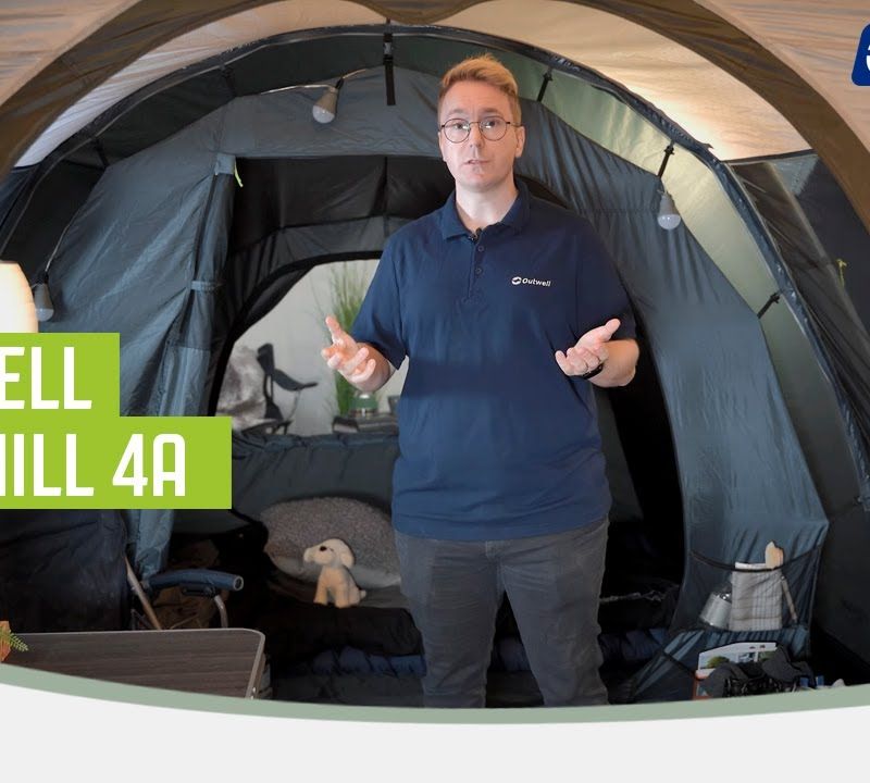 Outwell Starhill 4A 4-miestny kempingový stan navy blue 111302 12