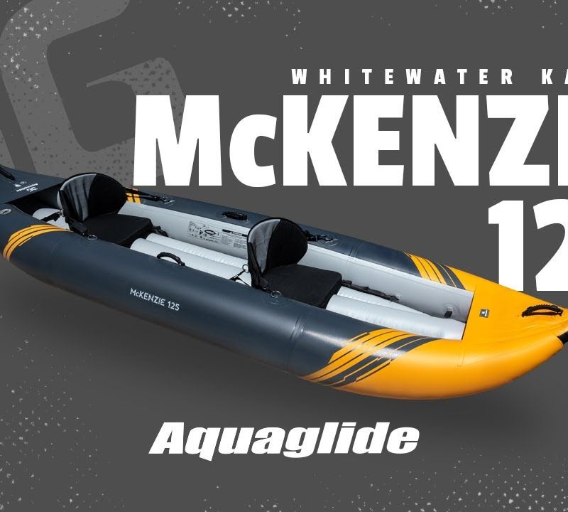 Aquaglide McKenzie 125 sivý 584120129 Nafukovací kajak pre 2 osoby 8