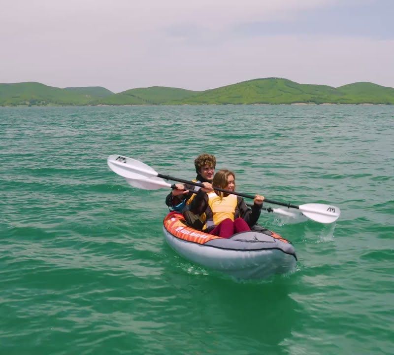 Aqua Marina Touring Kajak oranžový Memba-330 1-osobový nafukovací kajak 19