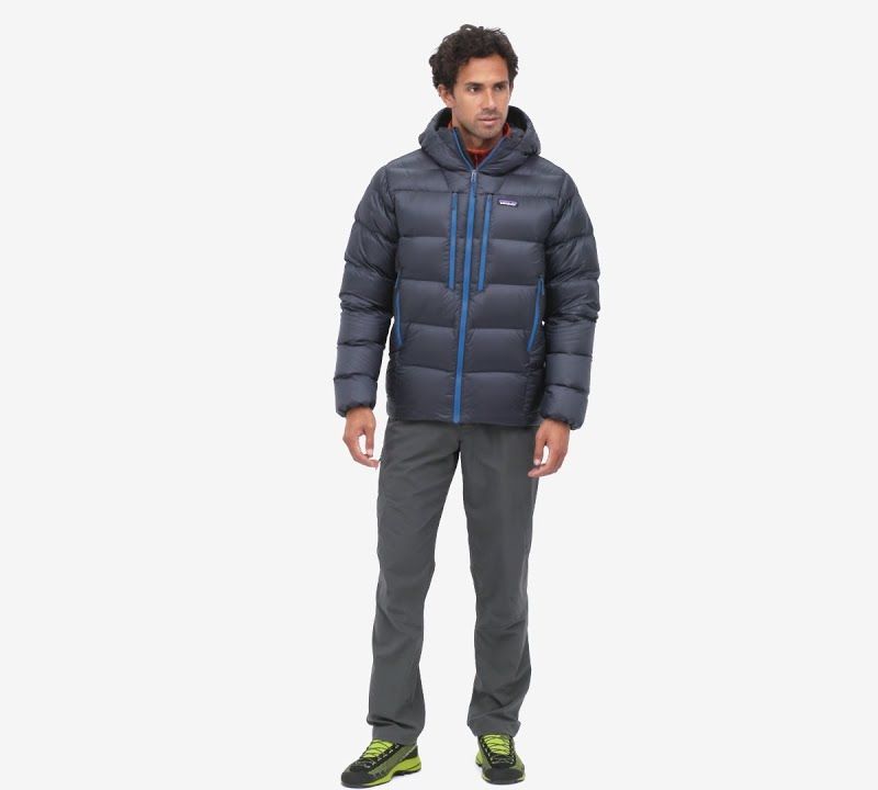 Patagonia pánska páperová bunda Fitz Roy Down Hoody passage blue 10
