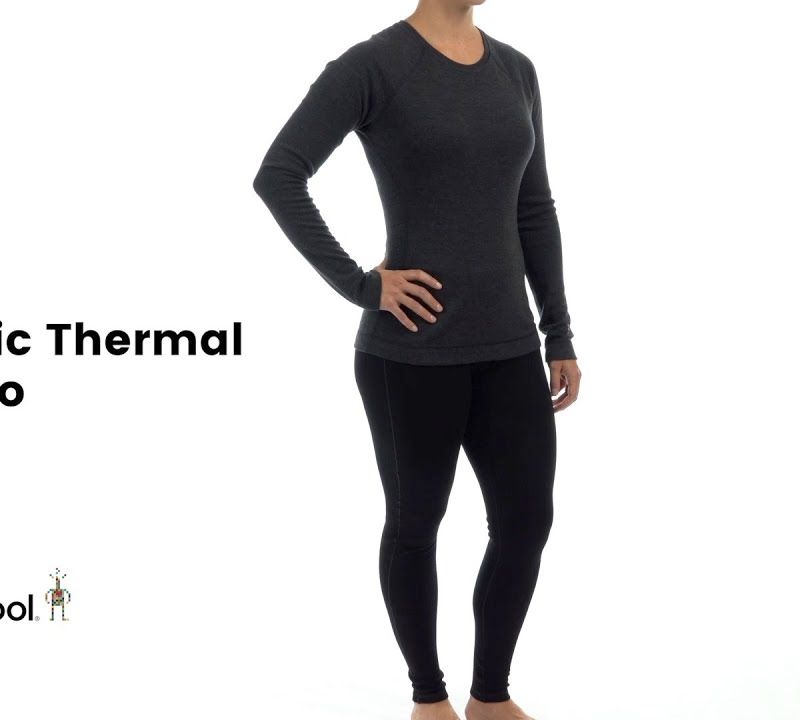 Dámske termo tričko Smartwool Merino 250 Baselayer Crew Boxed black 16370 8