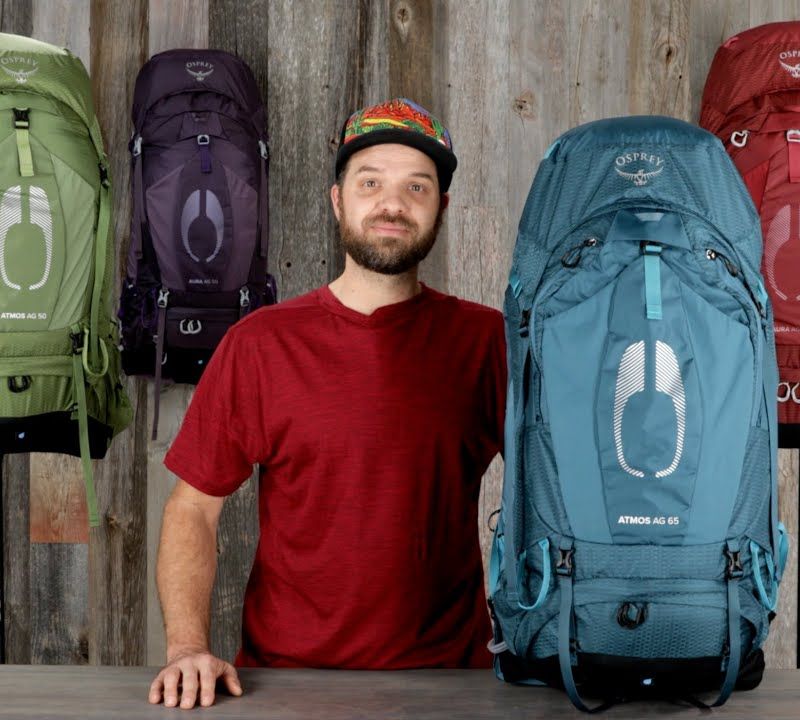 Pánsky trekingový batoh Osprey Atmos AG 65 l blue 10004001 10