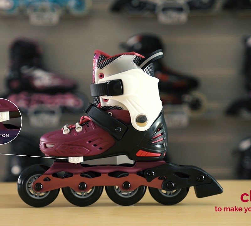 Detské kolieskové korčule FILA J One black/red 14