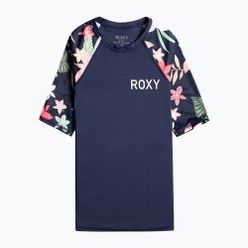 Detské plavecké tričko ROXY Printed Sleeves 2021 mood indigo alma swim