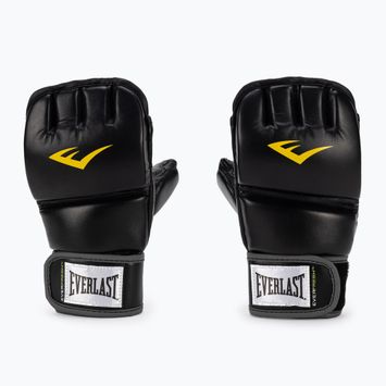 Pánske rukavice EVERLAST MMA Gloves black EV7562 na palec grapplingové rukavice
