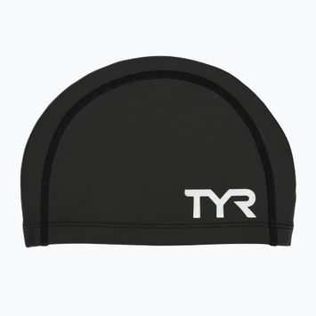 Plavecká čiapka TYR Silicone Comfort čierna