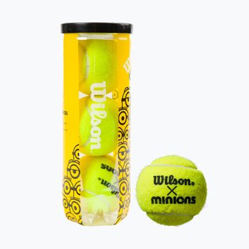 Wilson Minions Tennis detské tenisové loptičky 3 ks žlté WR8202401