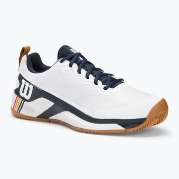 Pánska tenisová obuv Wilson Rush Pro 4.5 Clay RG white/ navy blazer/ rubber