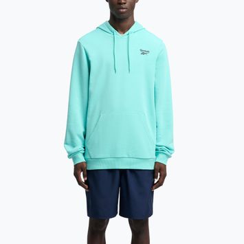 Pánska mikina Reebok Identity Small Logo Hoodie ai aqua