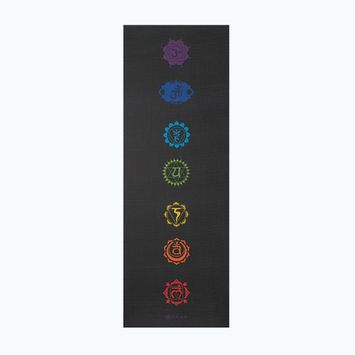 Podložka na jogu Gaiam Premium Black Chakra 6 mm black chakra